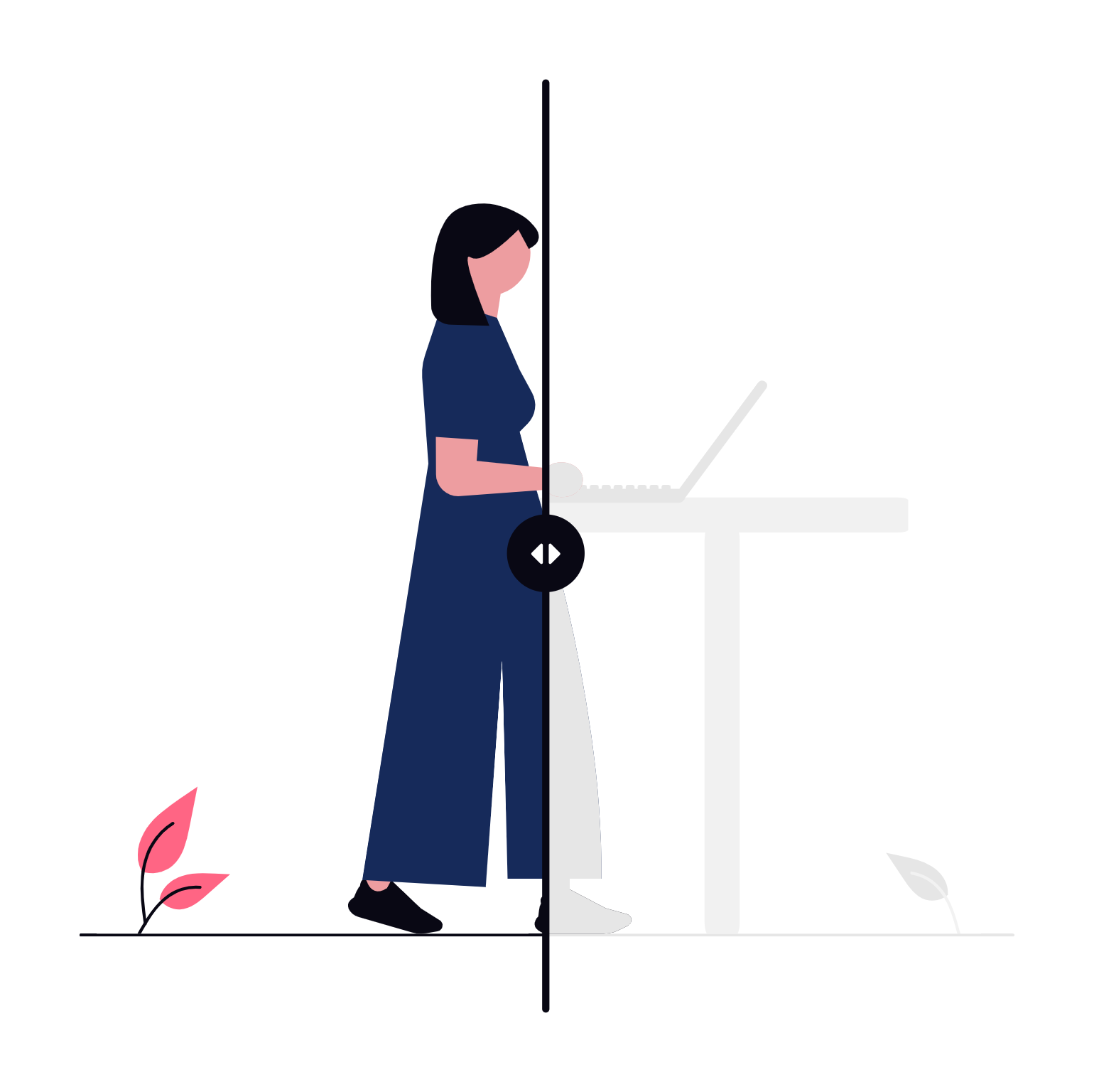 Stand out illustration