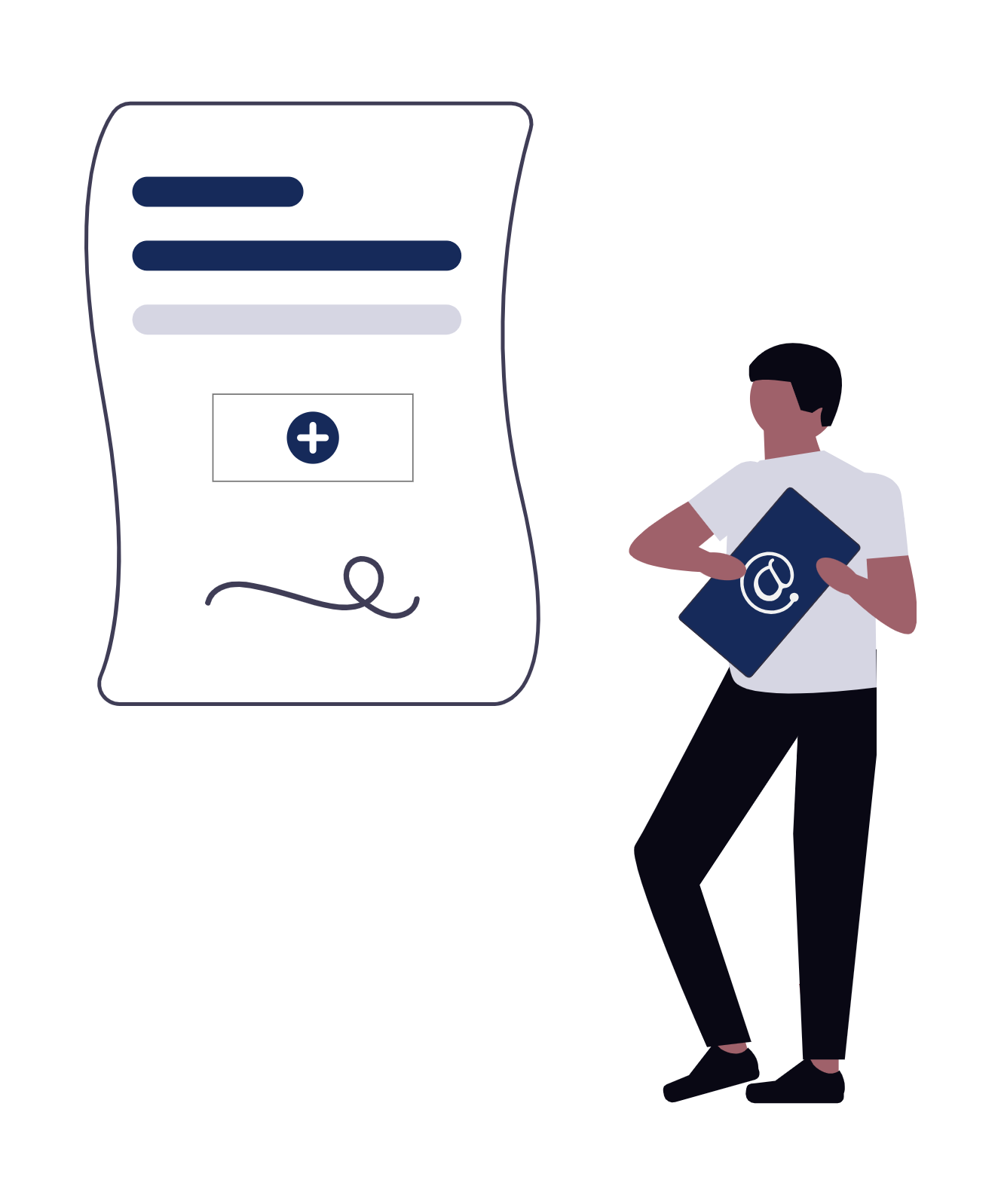 Stand out illustration